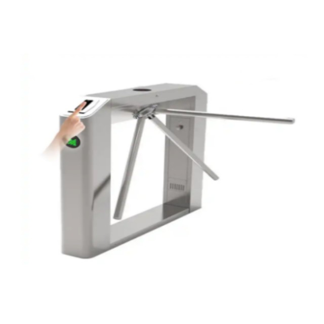 Fingerprint Tripod Turnstile Gate Access Control System